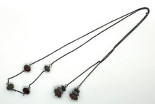 Load image into Gallery viewer, Long Stacked Rocks Lariat
