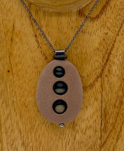 Load image into Gallery viewer, Triple Rock in Rock Necklace

