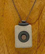 Load image into Gallery viewer, Square Rock in Rock Necklace
