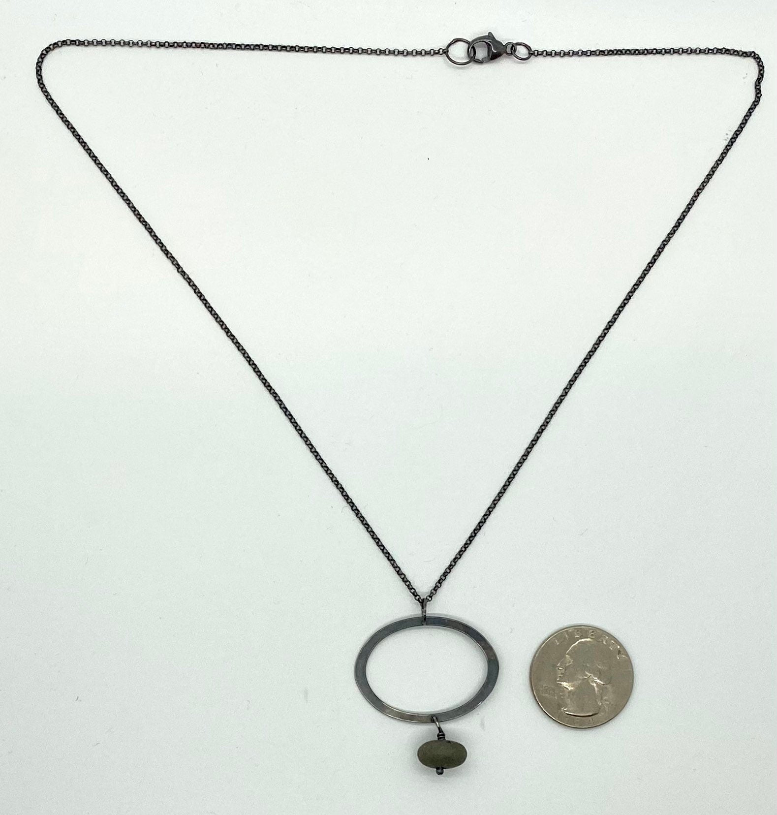 Oval Rock Necklace – Lakestone Jewelry