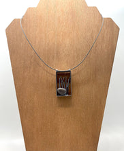 Load image into Gallery viewer, Rectangle grass and rock pendant
