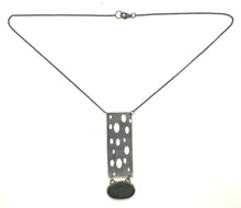 Load image into Gallery viewer, Rectangle and Rock Necklace
