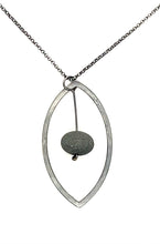 Load image into Gallery viewer, Rock in Leaf Necklace
