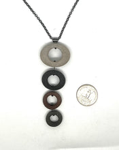 Load image into Gallery viewer, 4 Circle Rock Necklace
