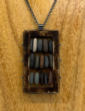 Load image into Gallery viewer, Wood Abacus Frame Necklace
