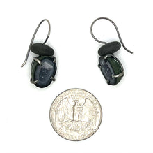 Load image into Gallery viewer, Geode Earrings with Rock
