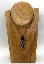 Load image into Gallery viewer, Rock and Dendritic Agate Bezel Set Necklace
