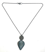 Load image into Gallery viewer, Rock and Ocean Jasper Bezel Set Necklace
