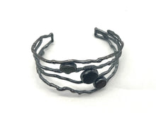 Load image into Gallery viewer, Wire Twig and Rock Cuff Bracelet

