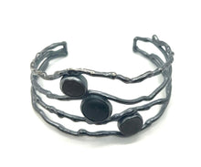 Load image into Gallery viewer, Wire Twig and Rock Cuff Bracelet
